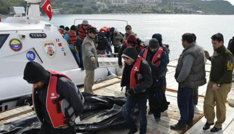 تركيا تضبط 422 مهاجرا غير شرعي أثناء محاولتهم العبور إلى اليونان