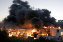 حريق في مصنع كيميائي بضواحي اسطنبول