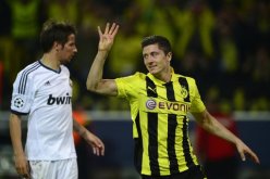 ليفاندوفسكي يدك شباك ريال مدريد برباعية