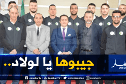 بالصور.. خالدي ومرسلي يُودعان خضر كرة اليد قبل الكان