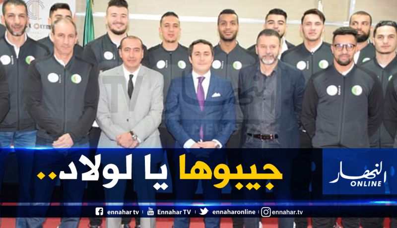 بالصور.. خالدي ومرسلي يُودعان خضر كرة اليد قبل الكان