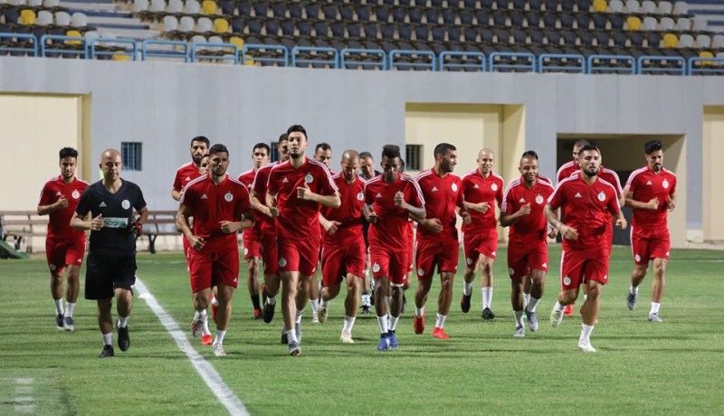 بالصور.. الخضر يجرون أول حصة تدريبية بمصر