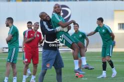 بالصور.. أجواء رائعة تسود تدريبات الخضر بعد الفوز على كينيا
