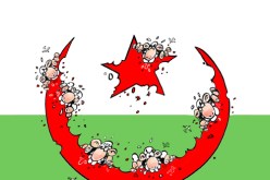 رسام جزائري يسيء للعلم الجزائري