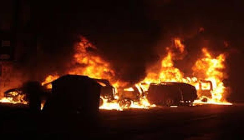 إنفجار قنبلة صوتية بالقرب من الجسر العلوي بدمنهور