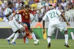 إسبانيا تهزم نيجيريا وتواجه ايطاليا في نصف نهائي كأس القارات 2013