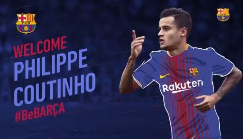 بالفيديو.. برشلونة يرحب بكوتينهو بطريقة رائعة !
