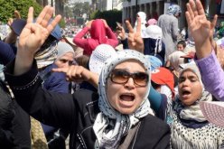 إحتجاج أكثر من 5 آلاف شخص في الرباط على تعامل السلطات المصرية مع اعتصام الإخوان