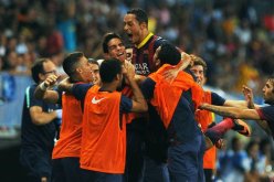 أدريانو يقود برشلونة لفوز بشق الأنفس على ملقا