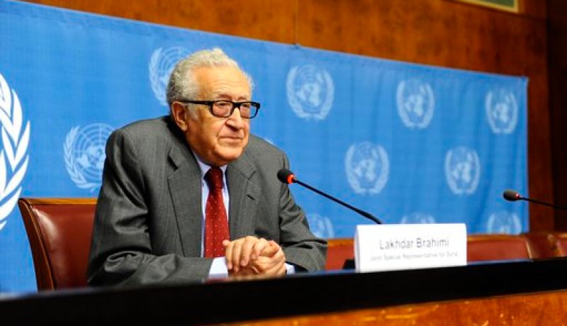 الابراهيمي: سنجتمع غدا صباحا بوفدي الحكومة والمعارضة في نفس القاعة
