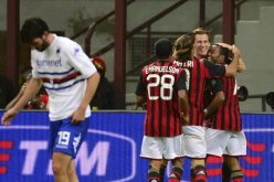 ميلان يهزم سامبدوريا بشق الأنفس