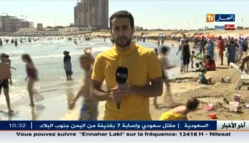 بالفيديو المواطنون يسبحون رغم تحذيرات الحماية المدنية