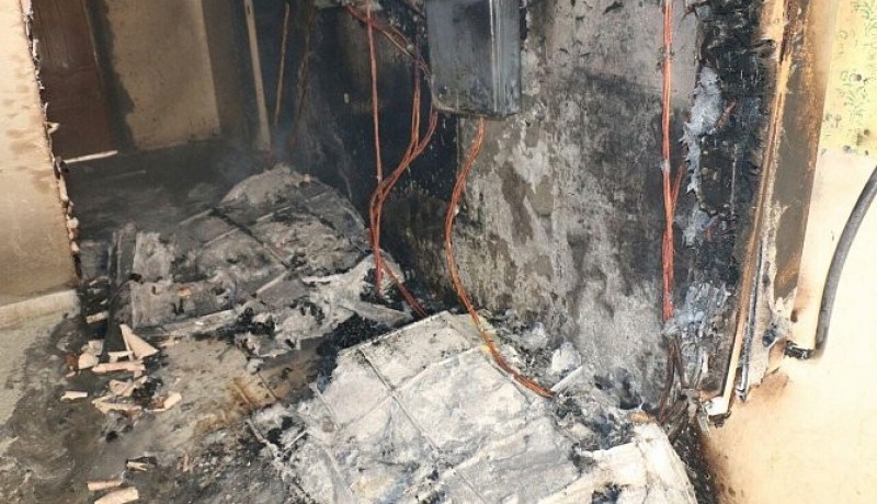 نشوب حريق في عمارة بالمدينة الجديدة علي منجلي بقسنطينة