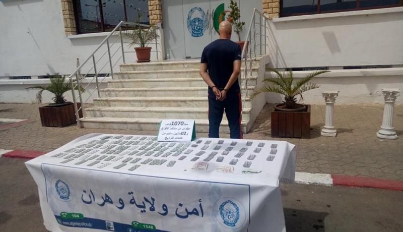 الإيقاع بمروج المؤثرات العقلية في وهران