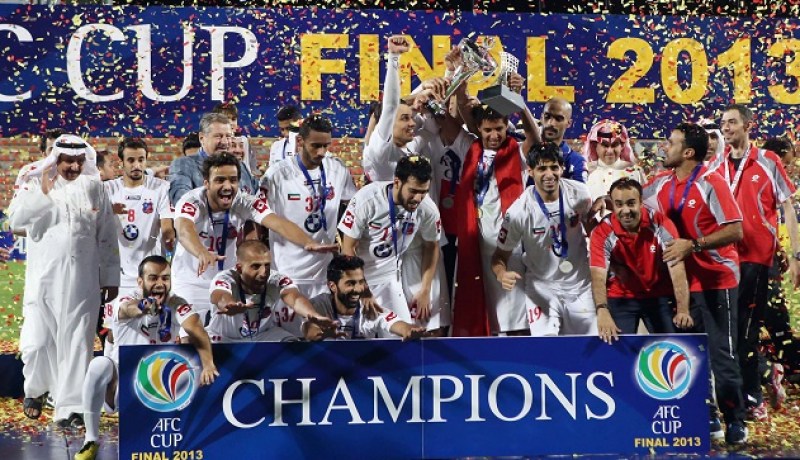 الكويت يهزم القادسية ويحتفظ بكأس الاتحاد الآسيوي لكرة القدم