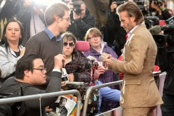 ديفيد بيكهام يفتتح عرض أولى تجاربه السّينمائيّة