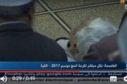 بالفيديو شيخ يغمى عليه بعد ذكر إسمه في قرعة الحج 2017