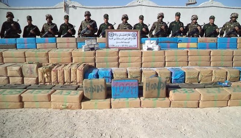 حجز 73 قنطارا من الكيف مخبأة داخل شاحنة صهريج في ورقلة