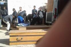 بالصور نقل جثامين الحادث الأليم بورقلة والذي راح ضحيته 7 أشخاص