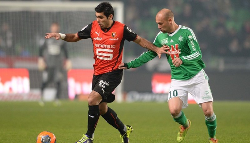 سانت إيتيان يسقط أمام رين بثلاثية في الدوري الفرنسي