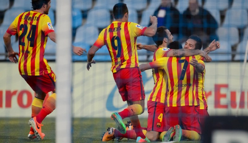 برشلونة يلقن خيتافي درسا قاسيا بخماسية