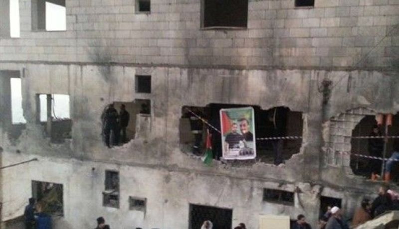 جيش الإحتلال الاسرائيلى يفجر منزل أسير فى نابلس