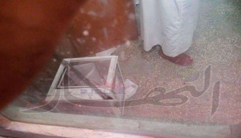 تخريب صندوق اقتراع ورميه على الأرض بعد مشادات في الوادي