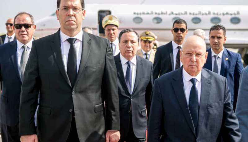 بن صالح يحل بتونس لحضور مراسم تشييع جنازة السبسي