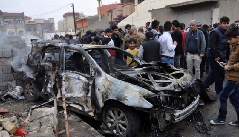 مقتل 5 وإصابة 18 حصيلة التفجير المزدوج في بغداد