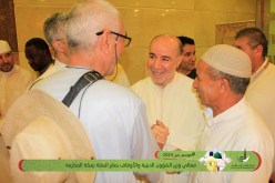 بالصور.. وزير الشؤون الدينية يتفقد الحجاج بالفنادق ومستشفى البعثة