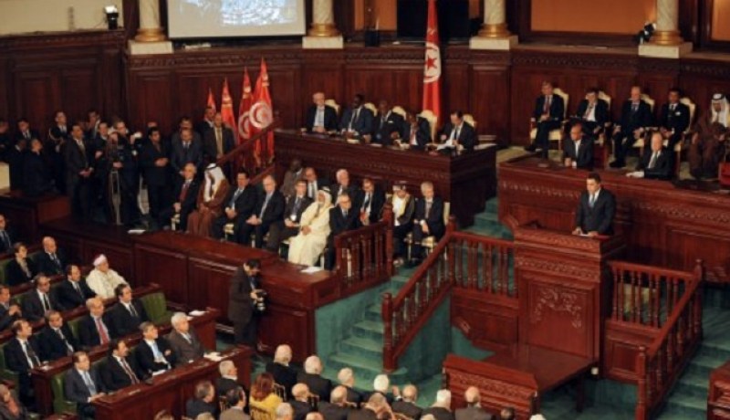 انسحاب وفد أمريكي من احتفال بمناسبة إقرار دستور تونس احتجاجا على اتهامات رئيس البرلمان الإيراني