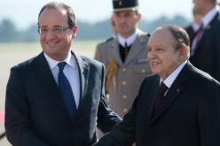 فرانسوا هولاند  في زيارة إلى الجزائر يوم 15 جوان