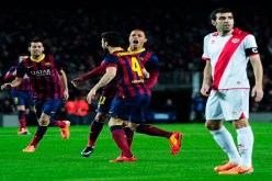 برشلونة يكرم رايو فاليكانو بنصف دستة من الأهداف