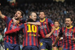 برشلونة يقترب من ربع نهائي التشامبيونزليغ بثنائية في شباك مانشستر سيتي