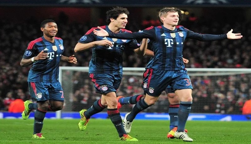 بايرن ميونيخ يضرب حصون أرسنال في دوري الأبطال