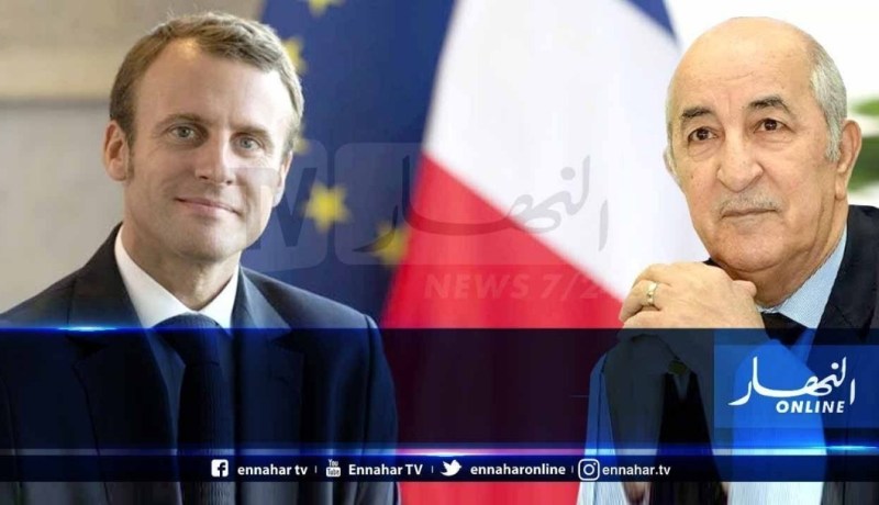 الرئيس تبون يتلقى مكالمة هاتفية من نظيره الفرنسي إيمانويل ماكرون