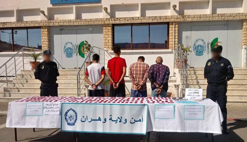وهران.. الإطاحة بعصابة مختصة في ترويج المخدرات والمؤثرات العقلية