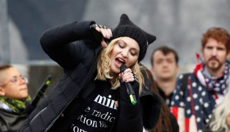 ترامب يصف مادونا بالمثيرة للإشمئزاز