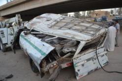 3 قتلى و5 جرحى في سقوط سيارات من على جسر منهار بترميتين