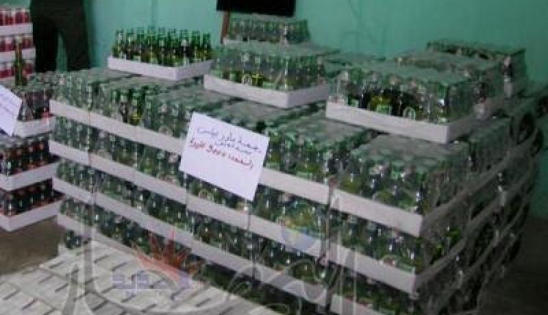 حجز ازيد من 6 الاف قارورة خمر في سعيدة