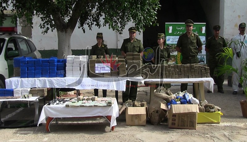 تفكيك 6 شبكات للاتجار الدولي للمخدرات بغرب البلاد