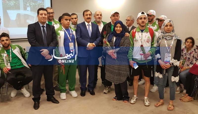 سفير الجزائر بالإمارات يترأس الوفد الرياضي الجزائري لذوي الإحتياجات الخاصة في إفتتاح الأولمبياد الخاص بأبوظبي