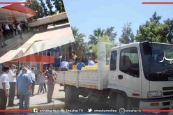 عين الدفلى: إرسال 30 طن من المواد الغذائية تضامنا مع الشعب اللبناني