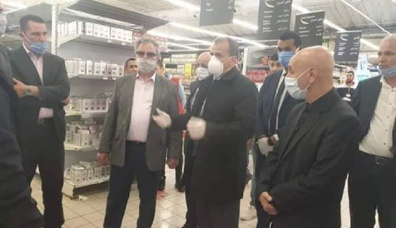 بالصور.. وزير التجارة يعاين الأسعار ومدى وفرة السلع بالفضاء التجاري أرديس