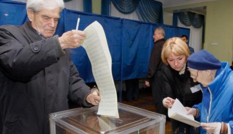 انتخابات في غياب الصحفيين في أوكرانيا.