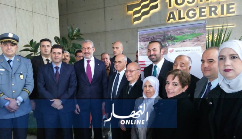 وهران: يوسفي يدشن الوحدة الصناعية الجديدة التابعة لمركب الحديد والصلب توسيالي