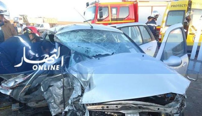 البويرة: 4 جرحى في إصطدام ما بين 3 سيارات بأولاد بوصالح