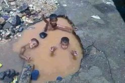 أطفال بسكرة يسبحون في بركة ملوثة!