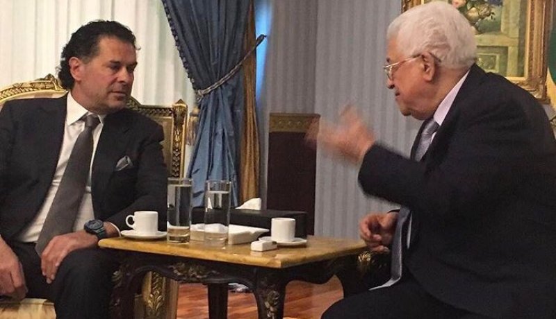 بالصّورة.. راغب علامة يلتقي الرّئيس الفلسطيني في بيروت