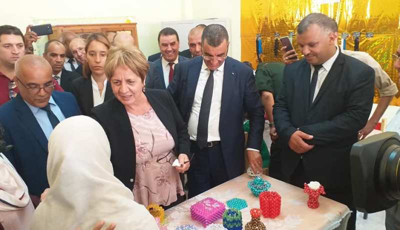 الدالية غنية في زيارة عمل إلى ورقلة